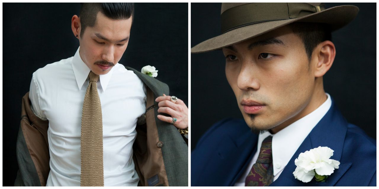 <em>Minn Hur and Kevin Wang</em><br /><br />Minn and Kevin run a custom suiting company, and when it comes to their sartorial aesthetics they are in perfect sync. The duo coordinates their look, and aims to inspire others with their sartorial prowess: "If everyone dressed the way we do and really embraced the lifestyle that we promote life would be great" says Minn. <br />