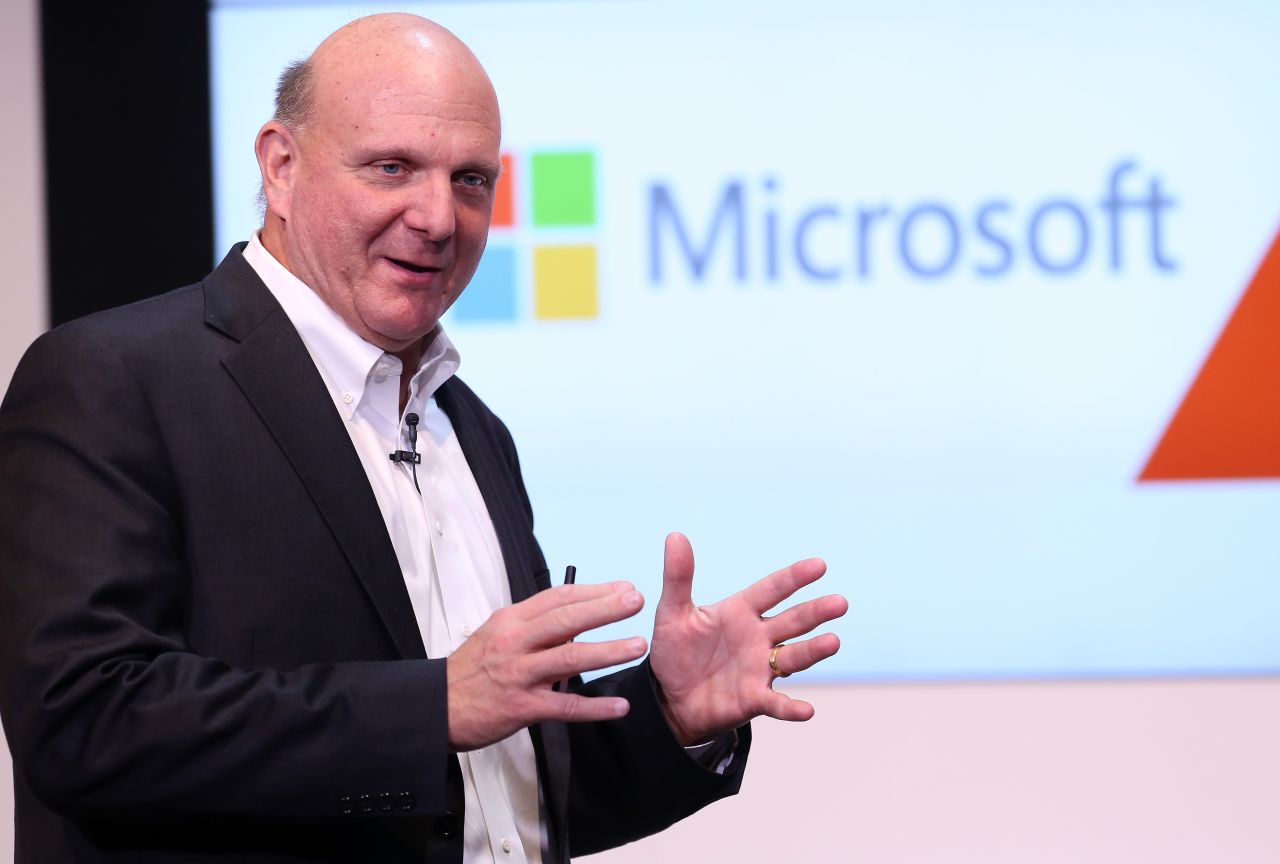 WINNER: Microsoft CEO Steve Ballmer is one of this year's winners after the U.S. software giant took over troubled mobile phone maker Nokia in a $7.2 billion deal. The acquisition marks a coup for Ballmer, who is due to step down next year.