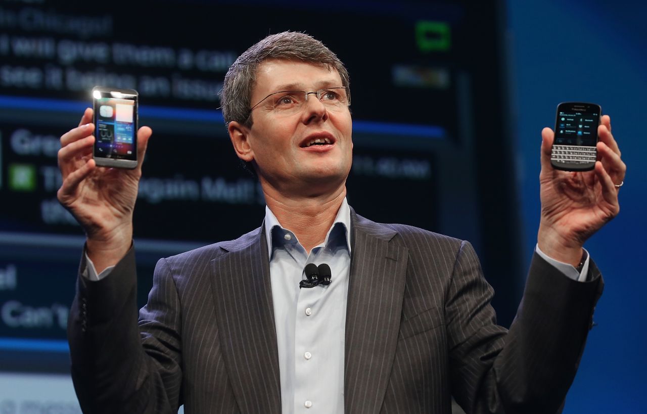 LOSER: A year to forget for former Blackberry CEO Thorsten Heins, who stepped down after only 22 months at the helm of the troubled Canadian phone maker.