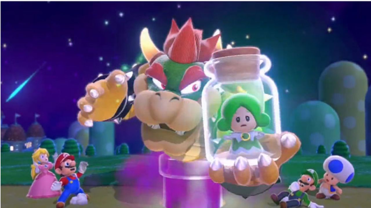 Mario se ha convertido en un mapache así que, ¿por qué no en un gato? Mario, Luigi y sus amigos regresan en "Super Mario 3D World". Los enemigos son familiares, pero el paisaje en tercera dimensión genera una divertida nueva exploración y aviva las cosas mientras rescatas hadas (no a la Princesa).