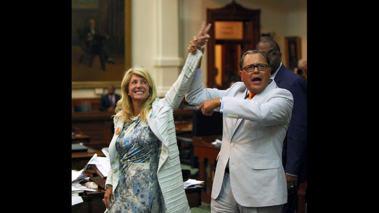 Wendy Davis became a household name and a hero to supporters of abortion rights when the Texas state senator <a href="http://www.cnn.com/2013/06/26/politics/wendy-davis-profile/index.html">staged a dramatic 11-hour filibuster</a> in June. The target was a Republican bill aimed to seriously roll back abortion rights in the state. Davis is <a href="http://www.cnn.com/2013/10/03/politics/wendy-davis-texas-governor/">now running for governor in Texas,</a> and Democrats view the single mom who made her way from a trailer park to Harvard Law School as one of the party's best chances at the governorship, which has been in GOP hands since George W. Bush topped Democrat Ann Richards in 1994.