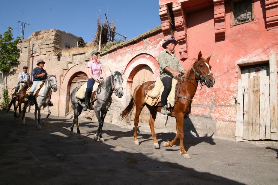 <strong>Cappadocia, Turkey: </strong>A horseback tour is a pleasingly idle way to see Turkey's old villages.