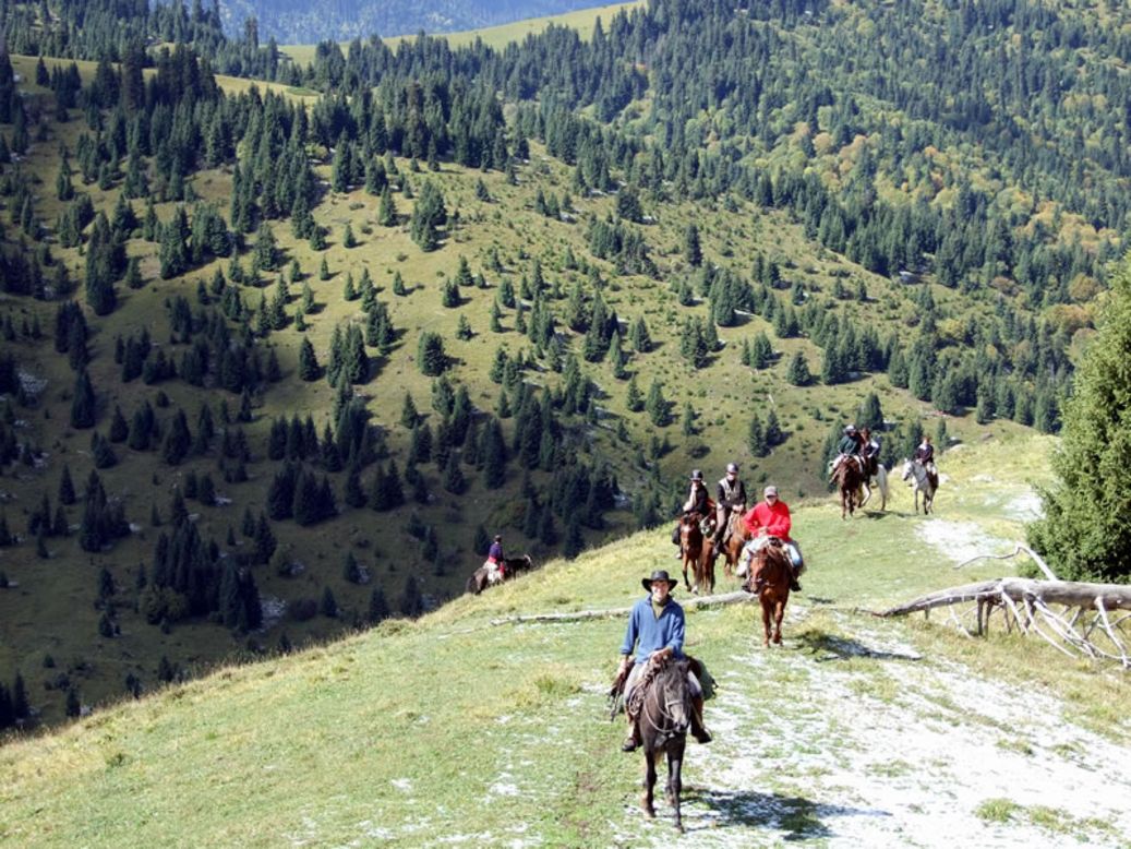 <strong>Tian-Shan Mountains, Kyrgyzstan: </strong>This central Asia destination is packed with great horse treks.