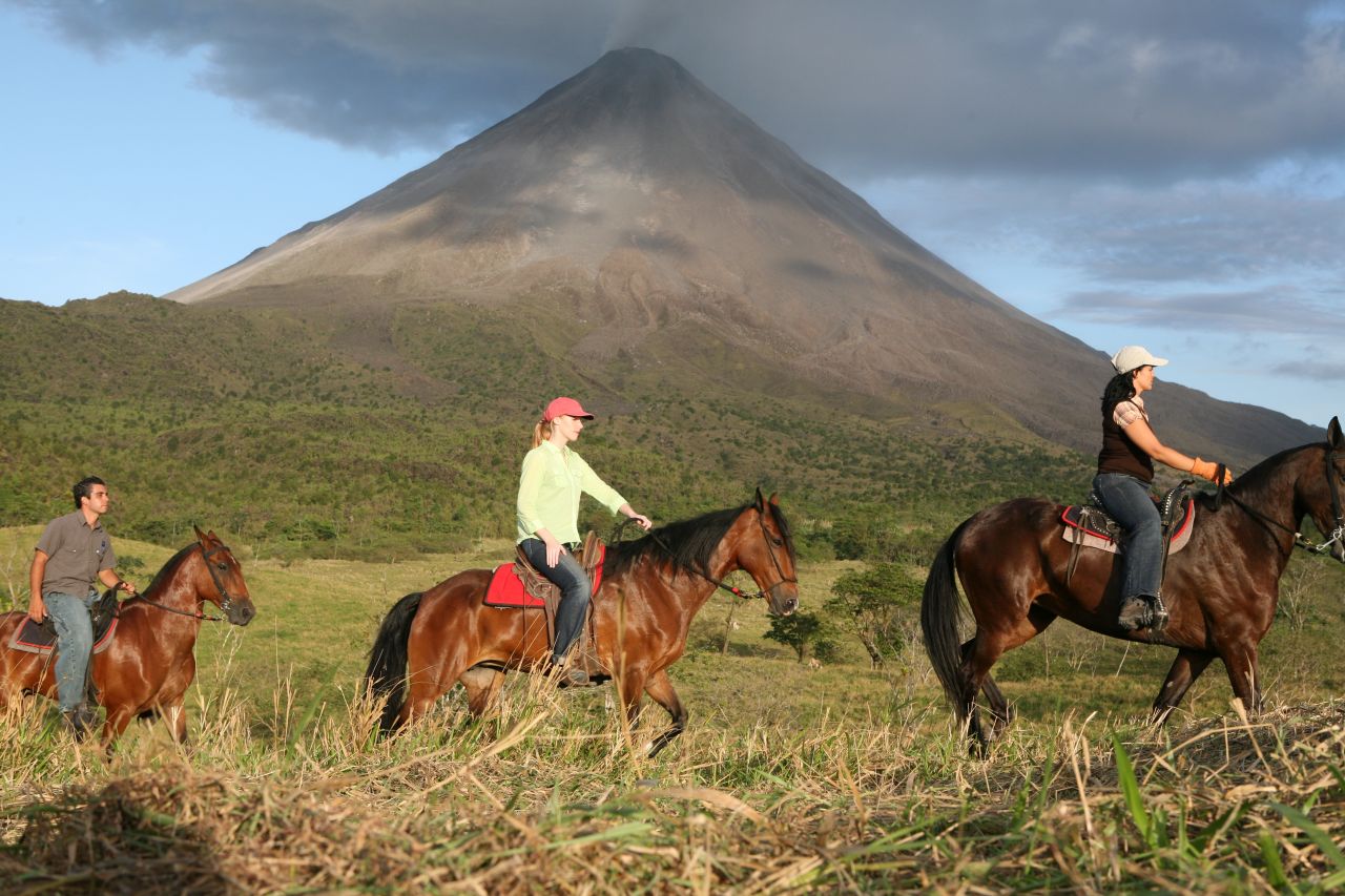<strong>Central Pacific Coast, Costa Rica: </strong>Beaches, rain forests and  volcanoes are all on the agenda during a horse trek through Costa Rica's Central Pacific Coast.