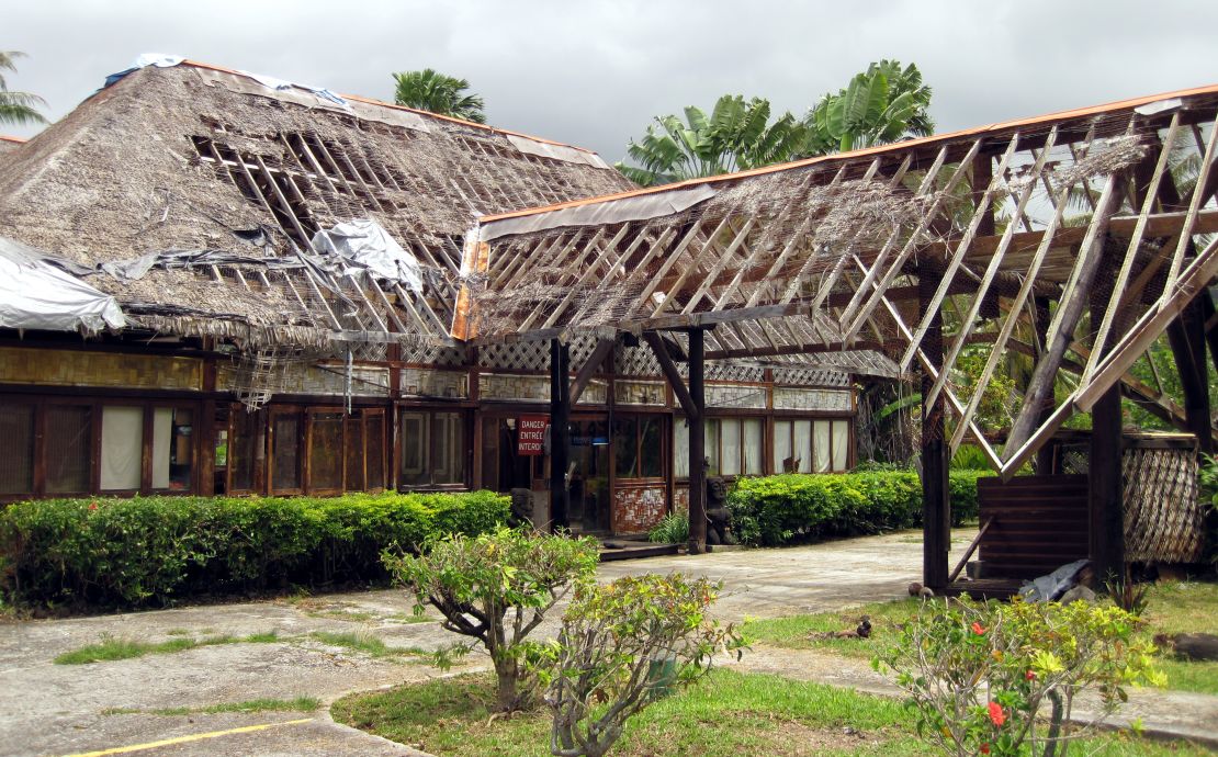 Parts of the Sofitel Heiva are on the brink of collapse.