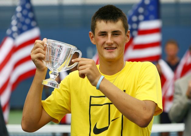 In 2009 Tomic became the first Australian to win the U.S. Open boys' title in 25 years  when he beat American Chase Buchanan. 