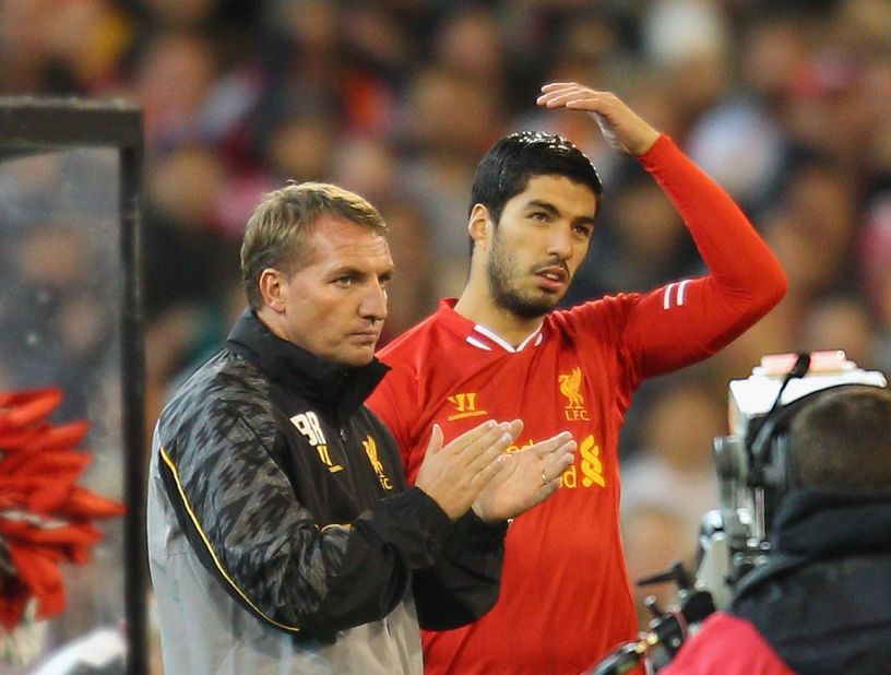 Dalglish's replacement Brendan Rodgers has given Suarez the Liverpool captaincy this season in the absence of the injured Steven Gerrard. 
