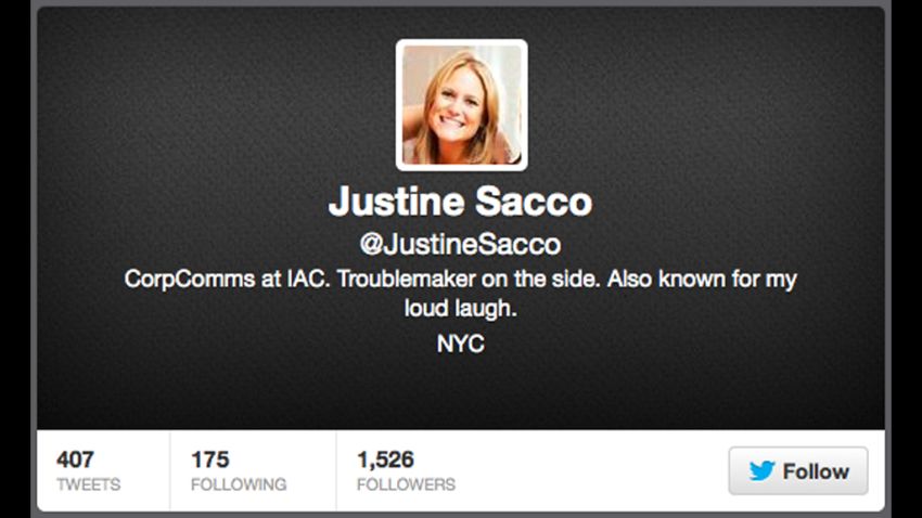 Media company IAC has "parted ways" with Justine Sacco over the inflamatory tweet.