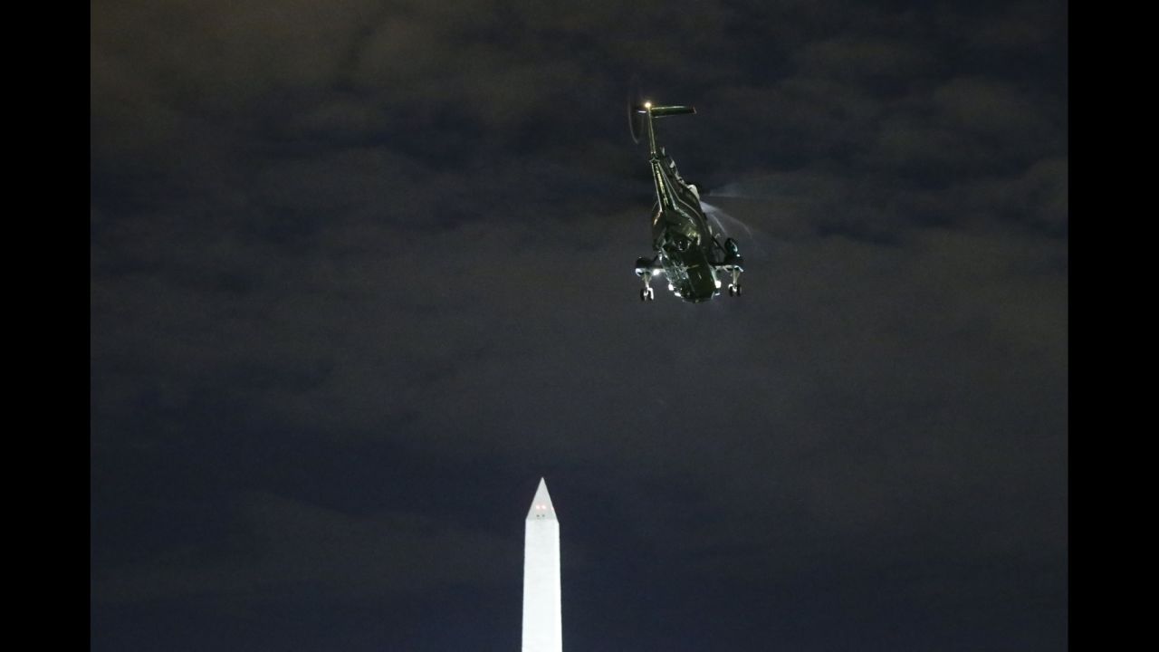 <strong>December 20:</strong> President Barack Obama and his family depart via Marine One as they travel to his home state of Hawaii, from the South Lawn of the White House in Washington.