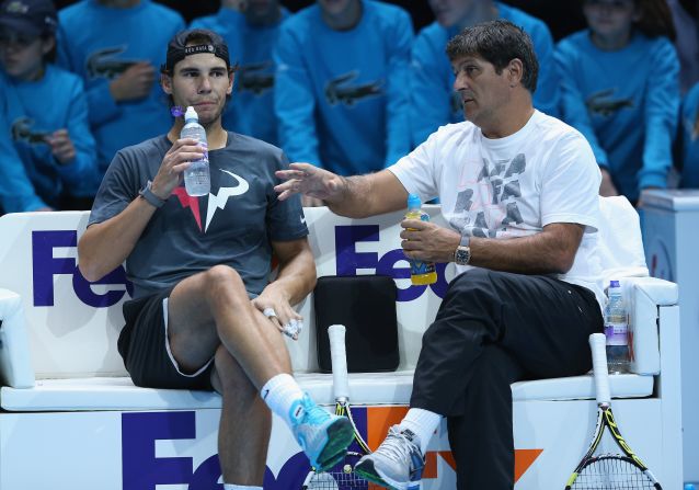 No, Rafael Nadal hasn't parted with his uncle Toni. They've been together since Nadal was a child. On occasion Francisco Roig has filled in for Toni Nadal. 