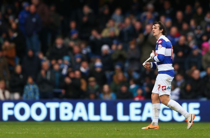 The squirrel was eventually removed from the pitch and he was soon joined by Joey Barton, who received a red card after being booked twice in a minute.
