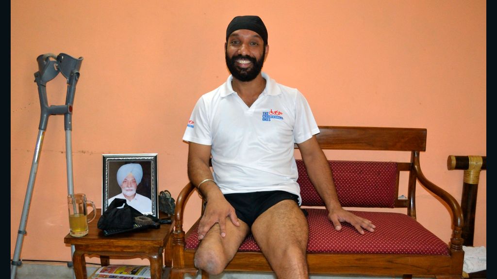 Refusing to be overcome by the challenges of losing a limb during the Kargil War in 1999, Devender Pal Singh, 39, became a marathon runner. 