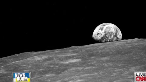 This 1968 image of the Earth rising over the moon is among the first ever photos of our planet taken by humans from deep space.