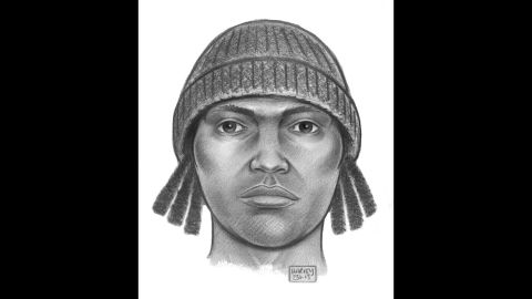 Police released this sketch of the man they were looking for in December. 