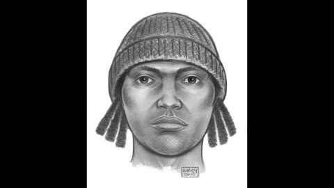 Police released this sketch of the man they were looking for in December.