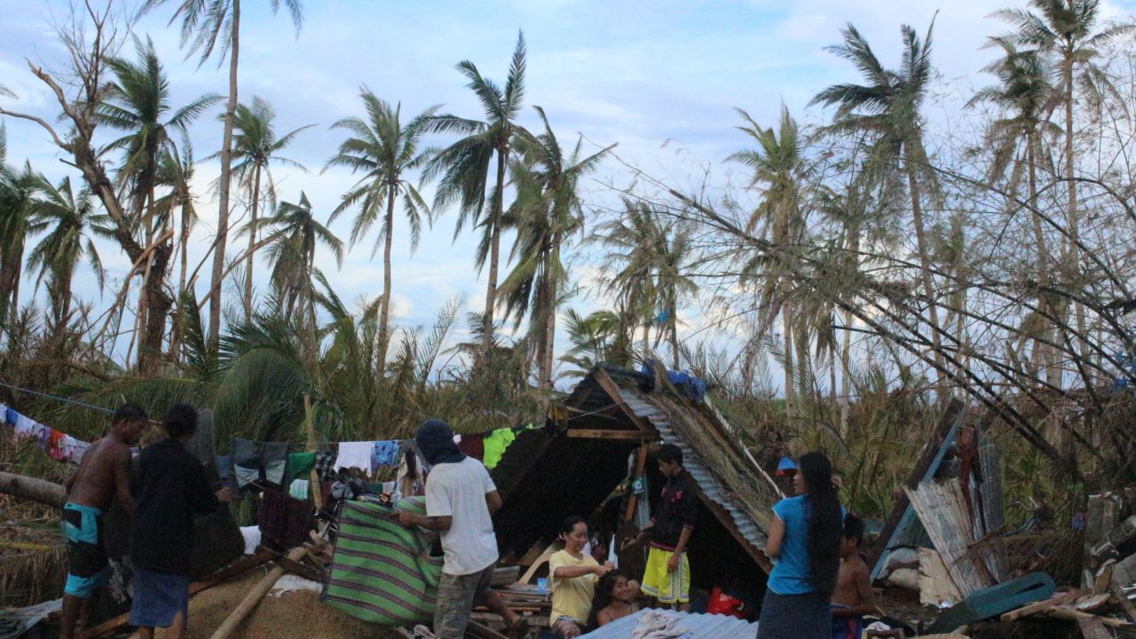 Jovanna Pardilla's community of Palo on the island of Leyte is trying to rebuild with very few resources.