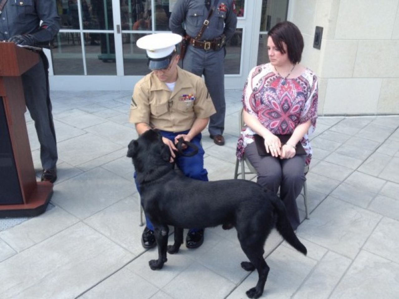 Facebook ayuda a reunir a un marine con un perro que salvó su vida: Una página de facebook ayudó a reunir a un marine con el perro que salvó su vida. Después de tres años de búsqueda, Bradley O'Keefe fue reunido con Earl y descubrió que había estado trabajando con el Departamento de policía de Rhode Island.