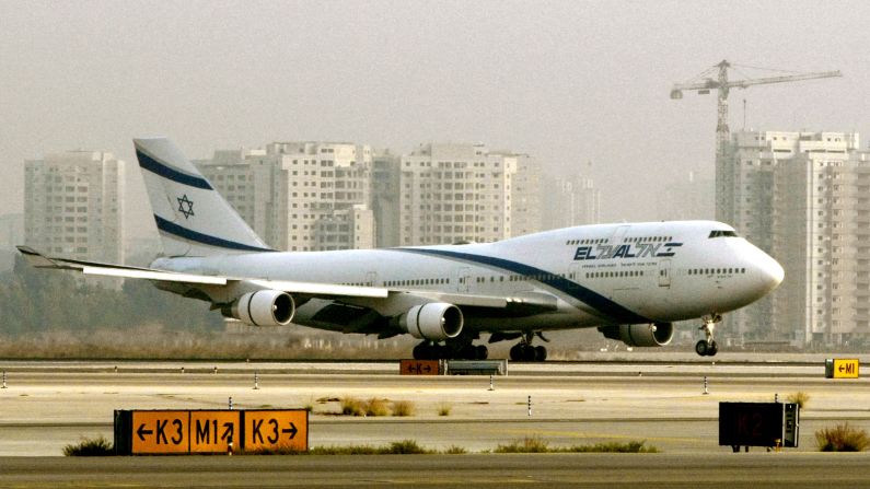 A Boeing 747, similar to the one pictured, set the Guinness World Record for most passengers on an aircraft when an El Al Airlines plane carried 1,088 Ethiopian Jews from Addis Ababa, Ethiopia, to Israel on May 24, 1991. Two babies were born on the flight.