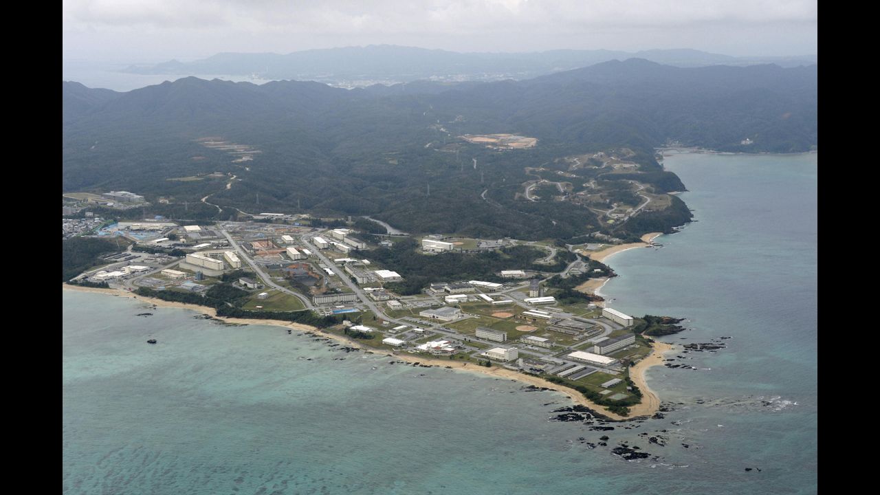 An area off the shore of the Henoko district of Nago, northern Okinawa. Nakaima approved the Japanese government's application to reclaim land for a new base in Henoko, which would replace the U.S. Marine Corps base in Futenma, a more congested part of Okinawa's main island, <a href="http://www.japantoday.com/category/politics/view/okinawa-oks-relocation-of-u-s-air-base-from-futenma-to-henoko" target="_blank" target="_blank">Japanese media reported.</a>