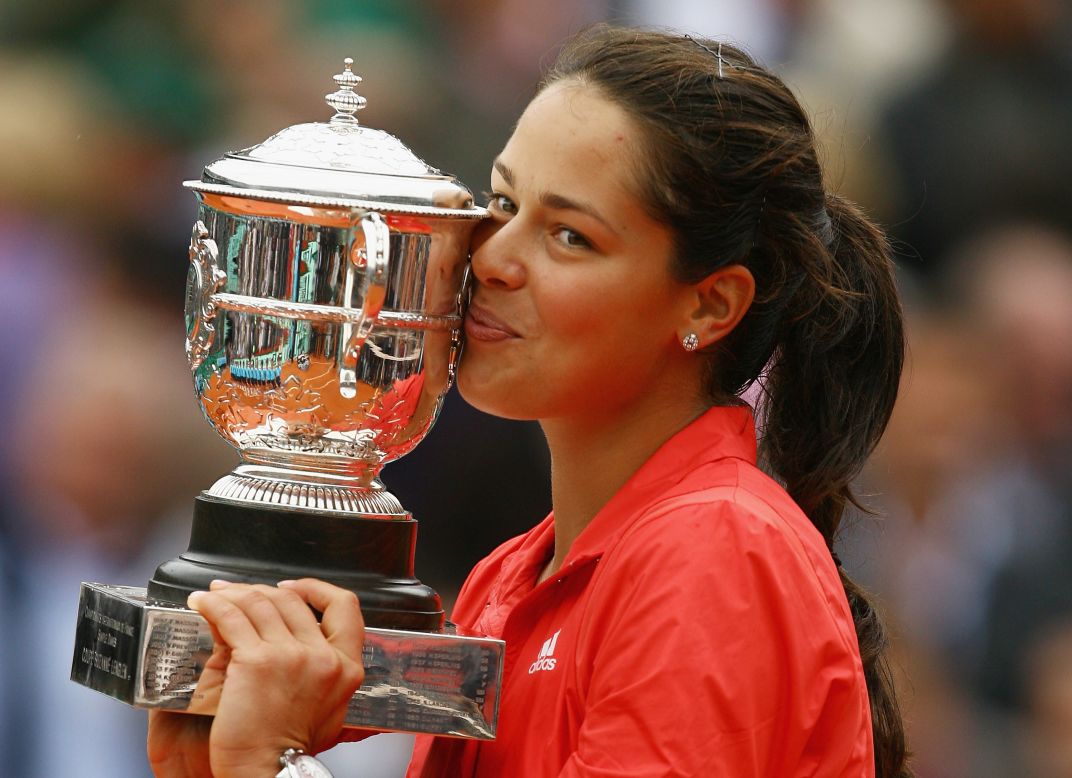 Three years later, the Serbian clinched her maiden grand slam with a win at the French Open in 2008 and was the world No. 1 for the first time in her career. 
