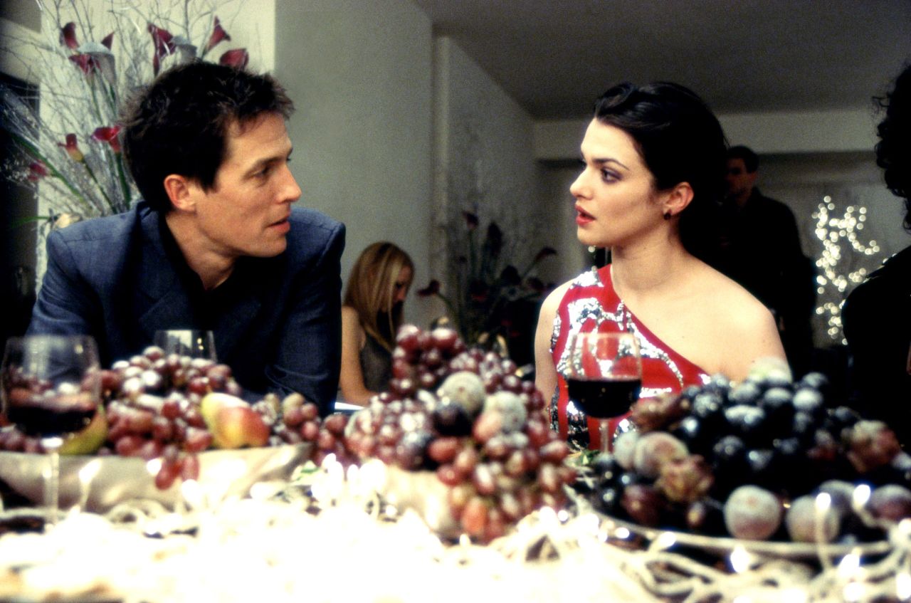 <strong>"About a Boy"</strong> -- Soon to be seen as a midseason television show, this first adaptation of Nick Hornby's novel involved a romantic New Year's Eve party, in which Hugh Grant's charming-but-directionless character meets Rachel Weisz's, and the two fall for each other. Of course, it's all predicated on a lie (that he, too, is a single parent). The real relationship in the movie is the one between Grant's Will and Nicholas Hoult's 12-year-old Marcus, the fatherless boy next door.