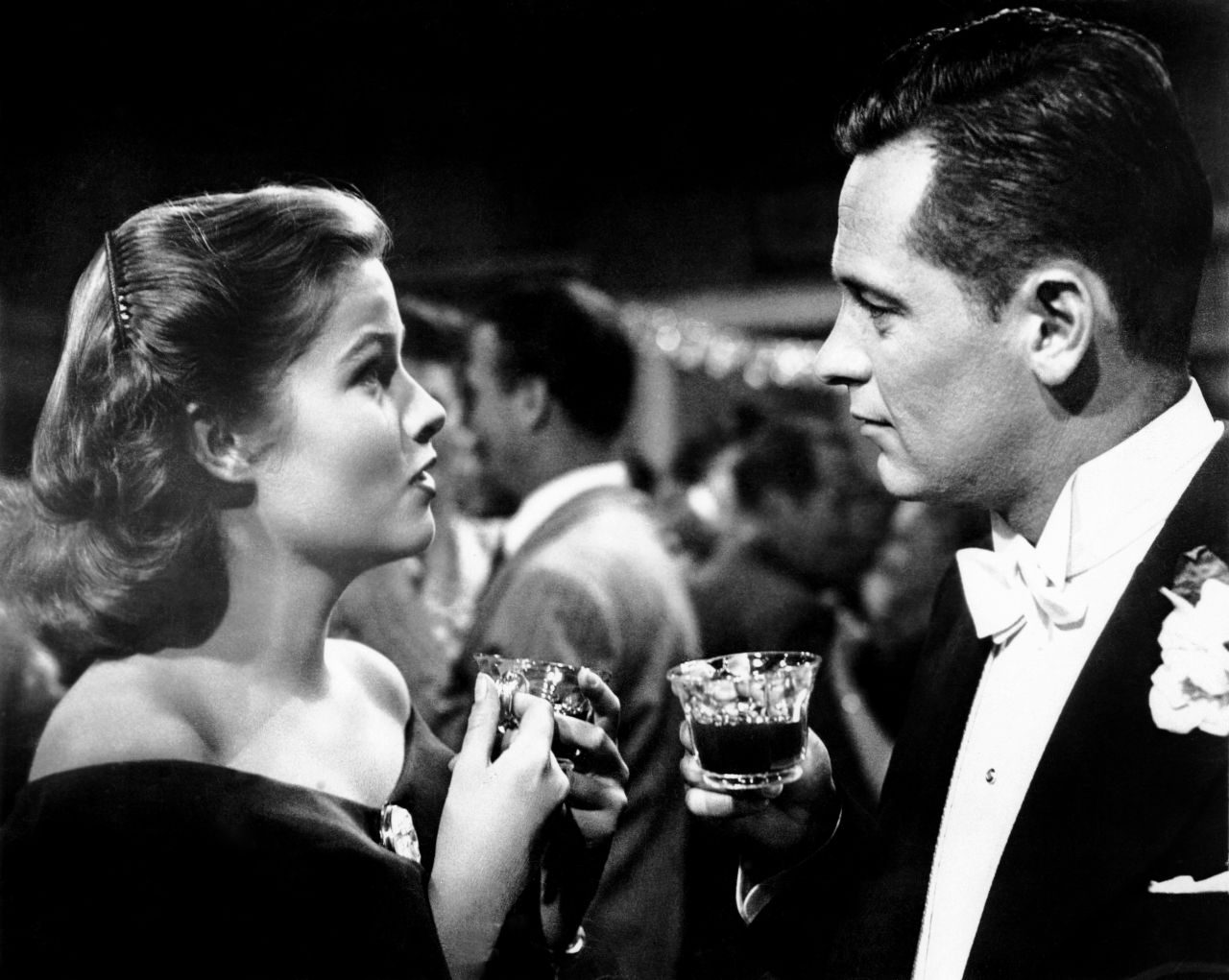 <strong>"Sunset Boulevard"</strong> -- Gloria Swanson is throwing a New Year's Eve party, but for a guest list of one. Her fading movie star character Norma Desmond hopes to seduce her kept man Joe Gillis (William Holden), but it's a little creepy to be the only pair dancing to the orchestra, so he bolts to a shindig for "a bunch of kids who didn't give a hoot." When he comes back, he finds a suicidal Norma, and stays. Big mistake.