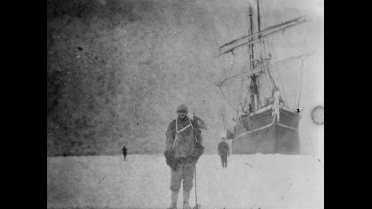 Ten members of Shackleton's group were stranded when the Aurora blew out to sea. Three men died before they were rescued in 1916.