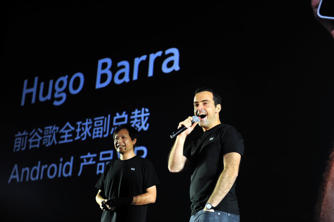 Hugo Barra, right, made headlines in August when he ditched Google for Chinese smartphone maker Xiaomi. How will the new hire raise the profile of "China's Apple?"