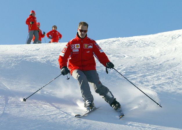 Schumacher skiing at the Madonna di Campiglio resort in 2005. <a href="index.php?page=&url=http%3A%2F%2Fcnn.com%2F2013%2F01%2F14%2Fsport%2Fskiing-risks-deaths-injuries%2Findex.html">Langran said</a> fatalities in the sport are relatively low: "The rate of fatality converts to 0.78 per million skier/snowboarder visits. Although it's not directly comparable, in the United States in 2009, 2,400 people drowned while swimming in public areas and 800 died while bicycle riding." <br /> 
