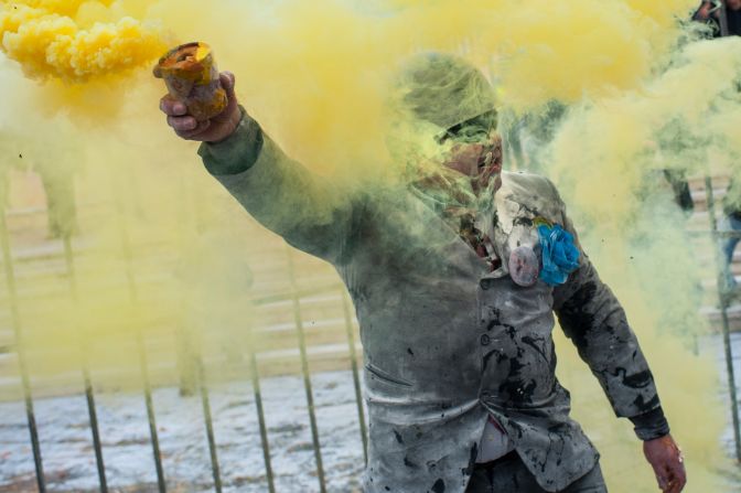 The origins of Els Enfarinats are murky but the festival is thought to be about 200 years old -- Ibi reintroduced it in 1981. And why not? It looks like a heck of a lotta fun.
