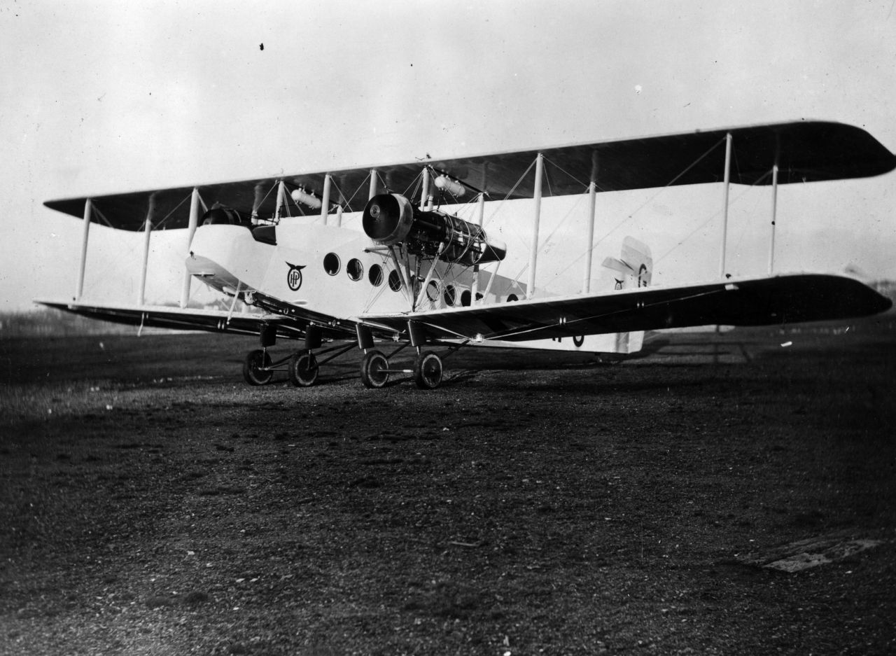 The Handley Page Pullman was a British-built passenger plane designed to compete with other London-to-Paris luxury services. A similar Handley Page plane, the HP-16, crashed December 14, 1920, just after taking off from London. Four of the eight people on board were killed in what is believed to be one of the first known crashes involving a commercial passenger plane. 