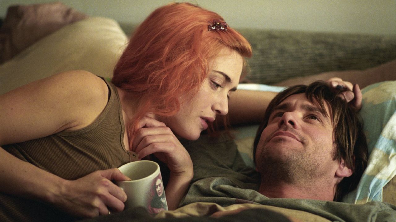 <strong>"Eternal Sunshine of the Spotless Mind"</strong> -- Winslet and Jim Carrey starred in this 2004 sci-fi romance. The script, by "Being John Malkovich's" Charlie Kaufman, won an Oscar.