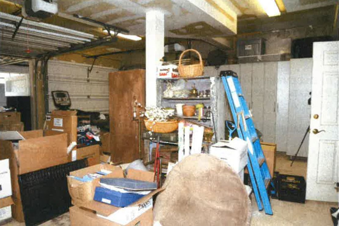 This photo from page 126 of the report shows Biden's Delaware garage on December 21, 2022.