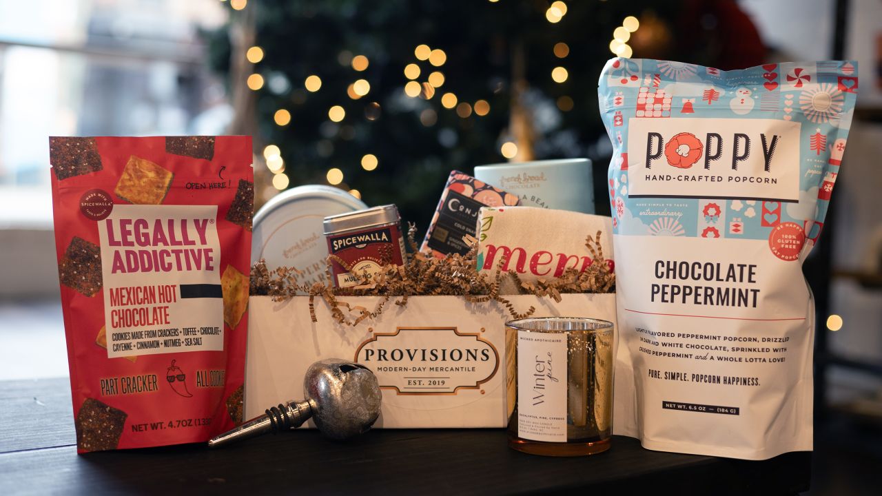 The “Asheville Maker’s Basket” by Provisions Mercantile is supporting Asheville small businesses this holiday season. 