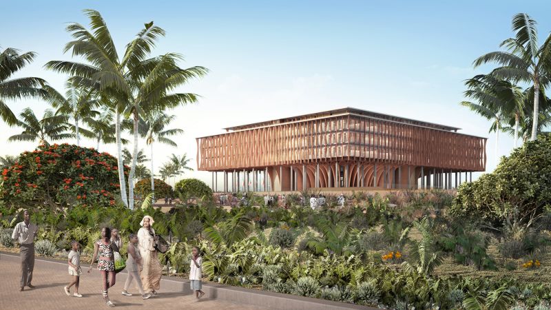 The New Architecture Set To Shape The World In 2024 CNN   140 Benin National Assembly Rendering Park 