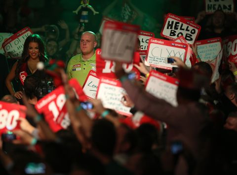 Darts players such as world champion Michael van Gerwen are celebrities in their own right with the sport's global appeal growing. The tournament was broadcast from London to Australia, New Zealand, Europe and across the Middle East.