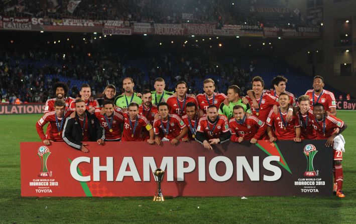 No-one could hold a candle to Bayern Munich in terms of silverware in 2013, the German champions winning an incredible five titles, including the European Champions League. They have usurped Manchester United in third spot and recorded a 17% growth in revenue to hit $585m.