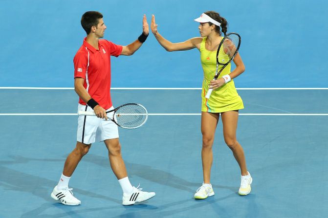 Ivanovic has known compatriot Djokovic since they were four-year-olds and the pair went on to play in junior tennis competitions together. They have also represented Serbia in doubles in the past.