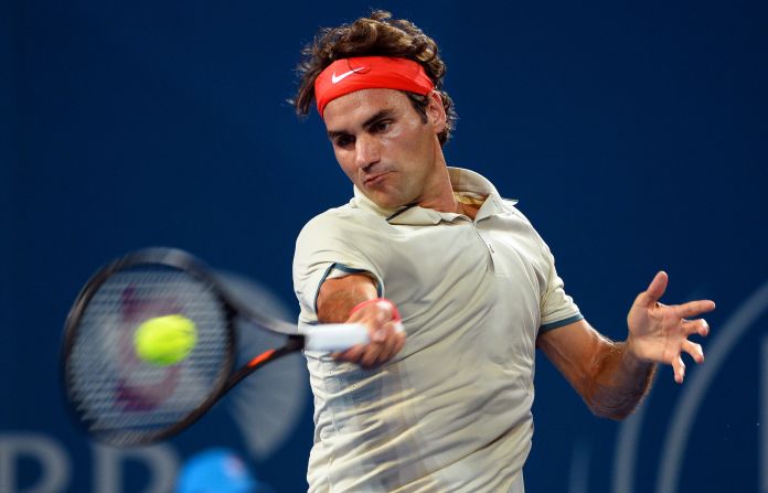 The Swiss' first tournament of 2014 in Brisbane proved a morale-booster as he switched to a larger headed racket.