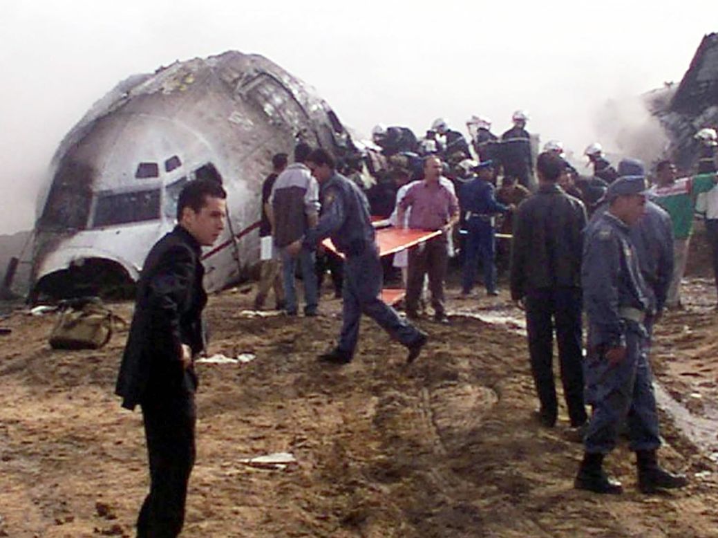Also in 2003, an<a href="http://www.cnn.com/2003/WORLD/africa/03/07/plane.algeria.survivor.reut/index.html" target="_blank"> Air Algerie Boeing 737 crashed shortly after takeoff in the Sahara Desert</a> at Tamanrasset, Algeria. The crash killed 102 passengers and crew. The only survivor was a soldier who was flying back to his Algiers barracks at the end of his leave.