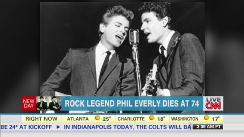 Singer Phil Everly -- half of legendary Everly Brothers ...