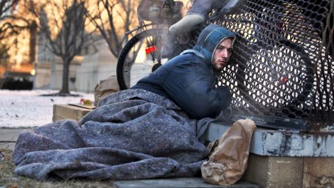 "The epidemic of homelessness in our country has been a tragedy. And the pandemic has made that challenge all the greater," says Kenneth Hodder, commissioner of the Salvation Army. 