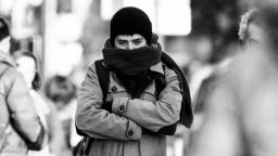 Residents braves 15 degrees in Manhattan on January 3, 2014.