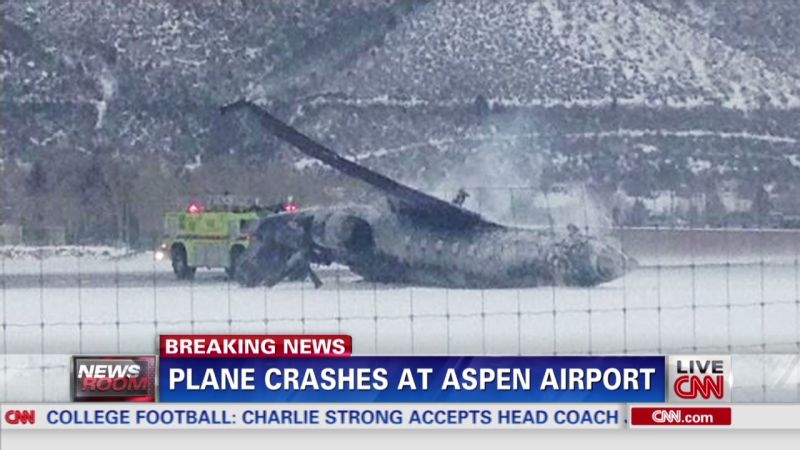 Aspen Plane Crash Kills Co-pilot | CNN