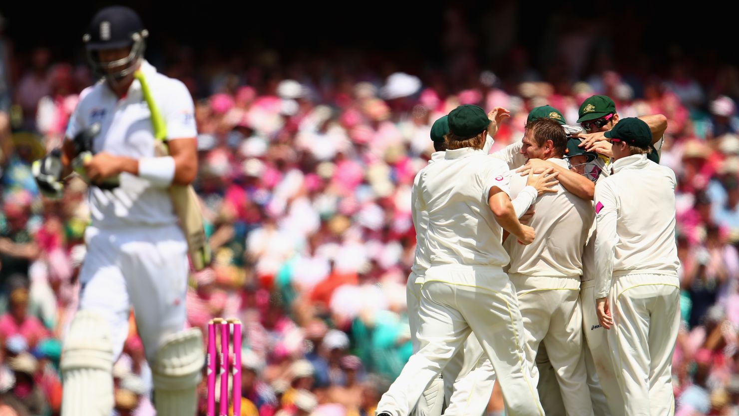 Australia did a lot of celebrating during the Ashes cricket series, beating England 5-0. 
