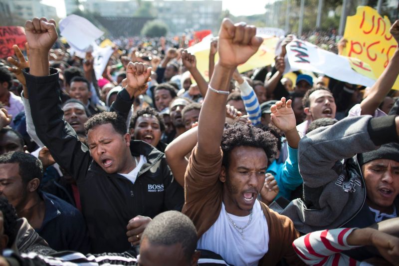 African Migrants Protest, Push For Asylum In Israel | CNN