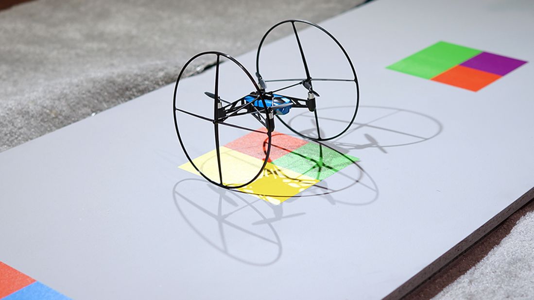 The Parrot MiniDrone is a very small smartphone-controlled drone.