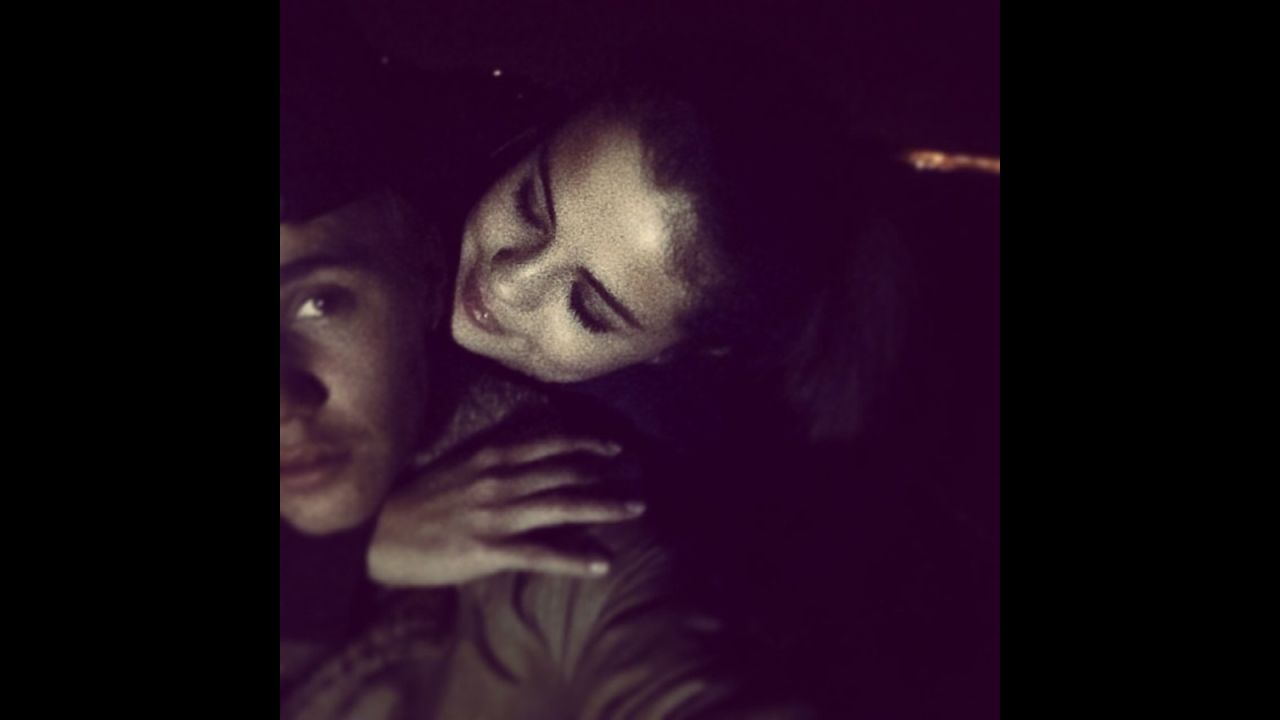 Selena Gomez is Bieber's ex-girlfriend, but she has a habit of popping up unexpectedly every now and then, making us think it's possible they might still be in contact. Bieber shared this cuddly photo on Instagram soon after the New Year.