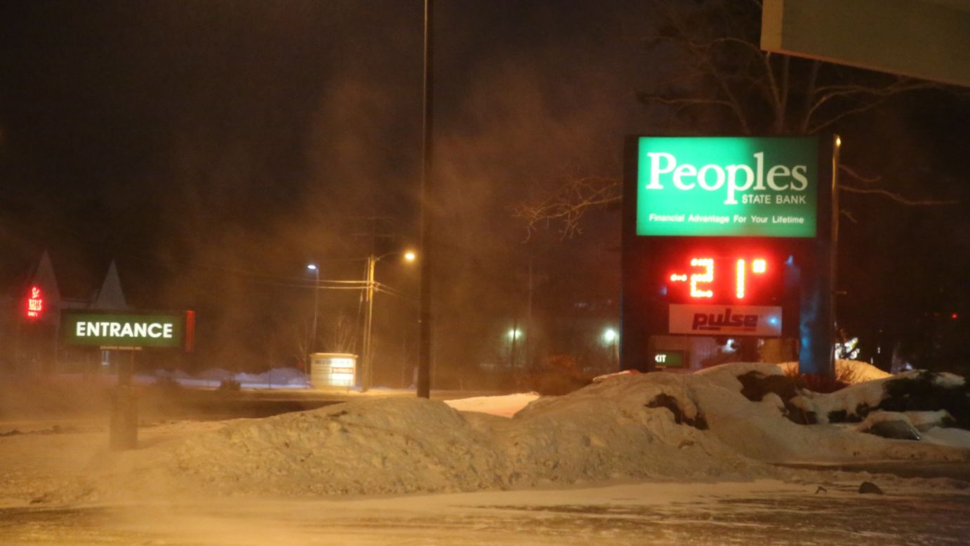 In Wisconsin on January 6, temperatures fell to minus 21 degrees, with wind chills below 40.