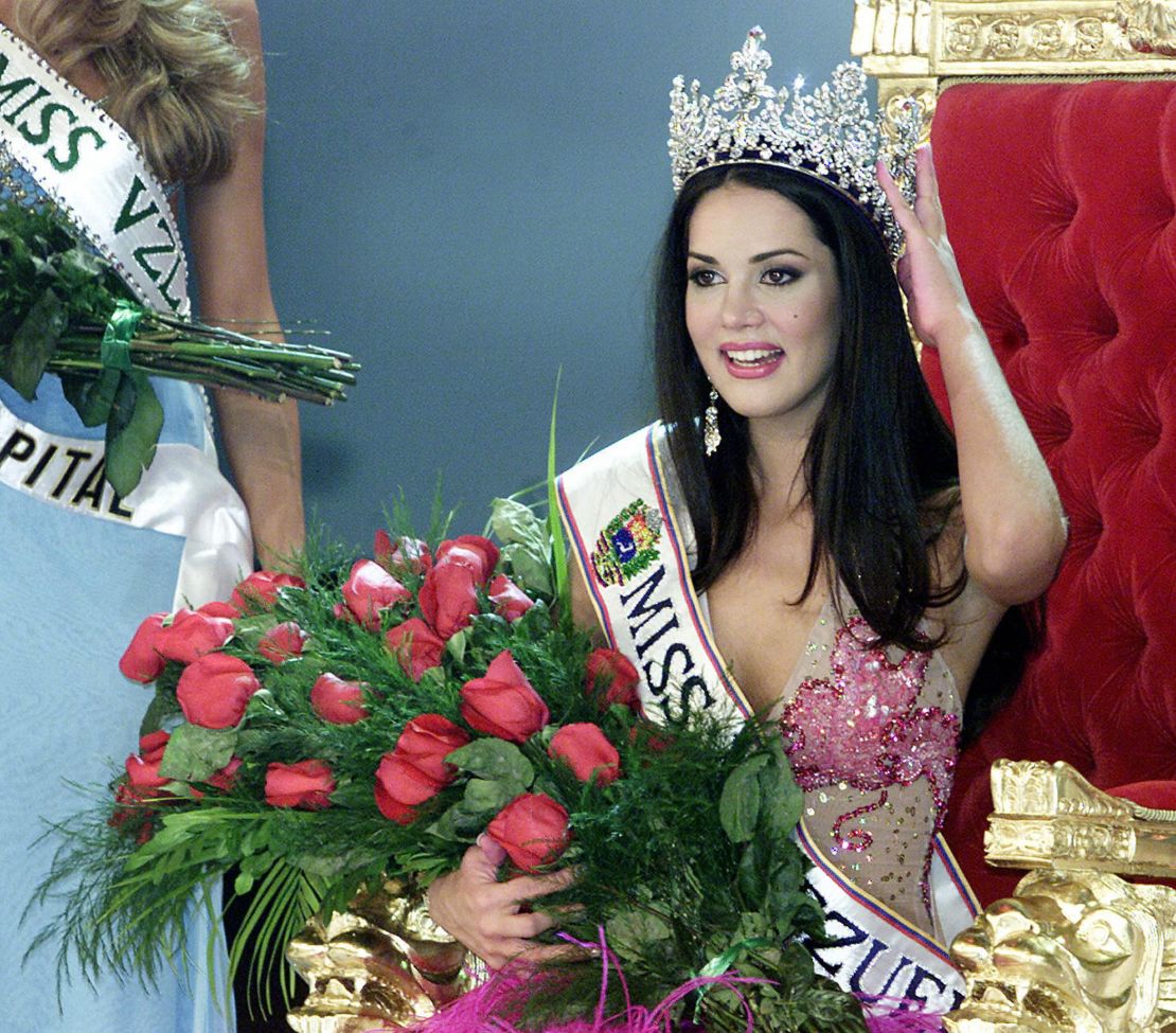 Beauty queen Monica Spear, shown here after she won Miss Venezuela in 2004, was killed this week. 